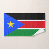 Südsudan-Flagge Badhandtuch Set (Handtuch)