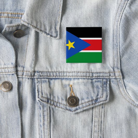 Südsudan-Flagge Button (Beispiel)