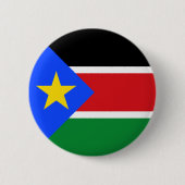 Südsudan-Flagge Button (Vorderseite)