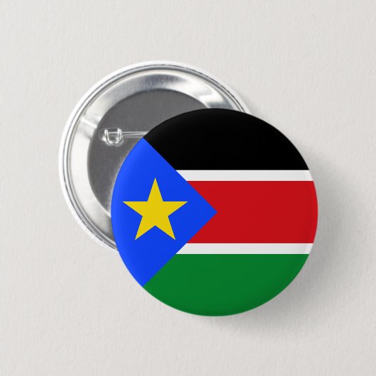 Südsudan-Flagge Button (Vorne & Hinten)