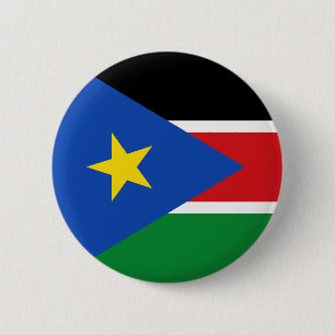 Südsudan-Flagge Button