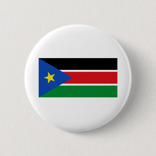 Südsudan-Flagge Button