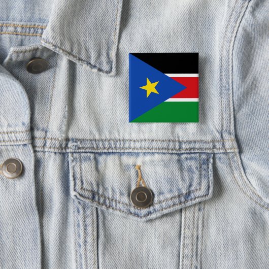 Südsudan-Flagge Button (Beispiel)
