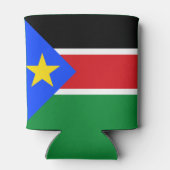 Südsudan-Flagge Dosenkühler (Rückseite)