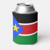 Südsudan-Flagge Dosenkühler (Kanne Rückseite)