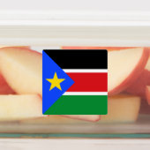 Südsudan-Flagge Etiketten (Befestigt)