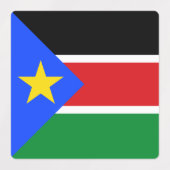Südsudan-Flagge Etiketten (Design 1)