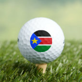 Südsudan-Flagge Golfball (Insitu T-Shirt)