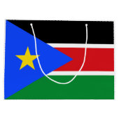 Südsudan-Flagge Große Geschenktüte (Rückseite)