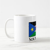 Südsudan-Flagge Kaffeetasse (Links)