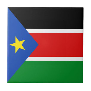 Südsudan-Flagge Keramikfliese