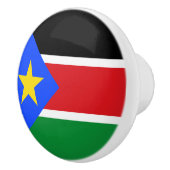Südsudan-Flagge Keramikknauf (Rechts)