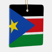 Südsudan-Flagge Keramikornament (Rechts)