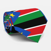 Südsudan-Flagge Krawatte (Gerollt)