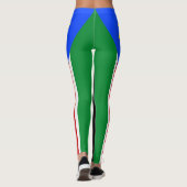Südsudan-Flagge Leggings (Rückseite)