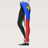 Südsudan-Flagge Leggings (Links)