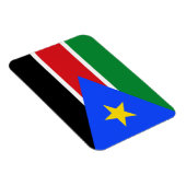 Südsudan-Flagge Magnet (Rechte Seite)