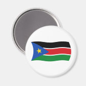 Südsudan-Flagge-Magnet Magnet (Vorderseite/Rückseite)