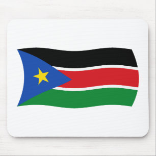 Südsudan-Flagge-Mauspad Mousepad