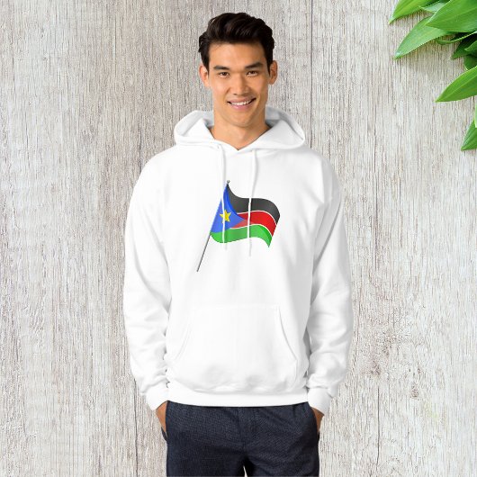 Südsudan-Flagge Mens Hoodie