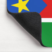 Südsudan-Flagge Mousepad (Ecke)