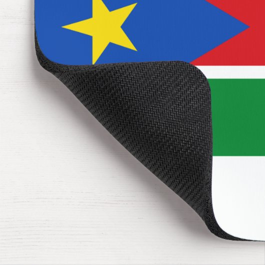 Südsudan-Flagge Mousepad (Ecke)
