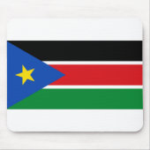 Südsudan-Flagge Mousepad (Vorne)