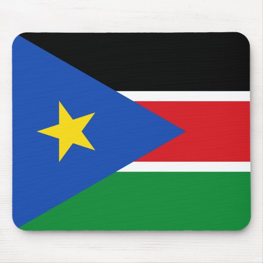 Südsudan-Flagge Mousepad (Vorne)