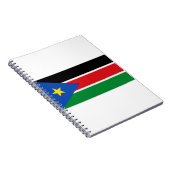 Südsudan-Flagge Notizblock (Rechte Seite)