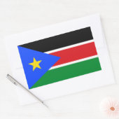 Südsudan-Flagge Rechteckiger Aufkleber (Umschlag)