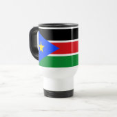 Südsudan-Flagge Reisebecher (Vorderseite Links)