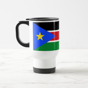 Südsudan-Flagge Reisebecher