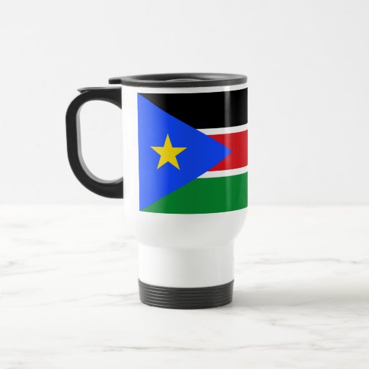 Südsudan-Flagge Reisebecher (Links)