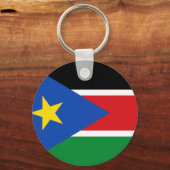 Südsudan-Flagge Schlüsselanhänger (Vorderseite)