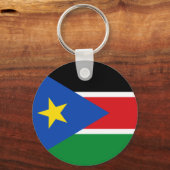 Südsudan-Flagge Schlüsselanhänger (Vorderseite)