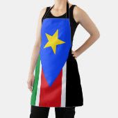 Südsudan-Flagge Schürze (InSitu)