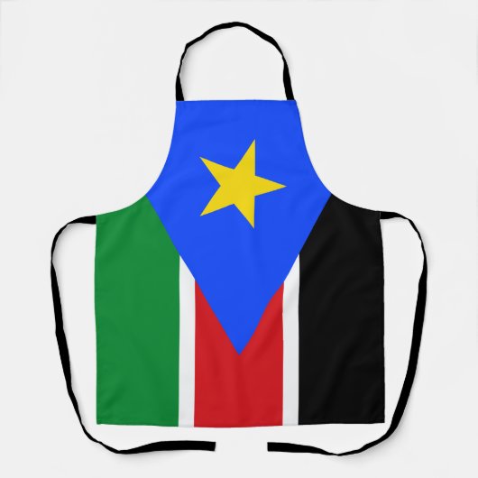 Südsudan-Flagge Schürze (Vorderseite)
