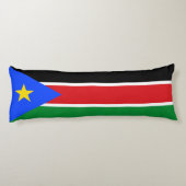Südsudan-Flagge Seitenschläferkissen (Rückseite)