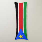 Südsudan-Flagge Seitenschläferkissen (Vorderseite Vertikal)