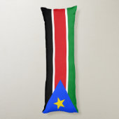Südsudan-Flagge Seitenschläferkissen (Rückseite (Vertikal))