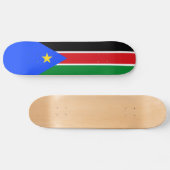 Südsudan-Flagge Skateboard (Horizontal)