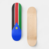 Südsudan-Flagge Skateboard (Vorderseite)