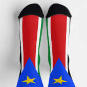 Südsudan-Flagge Socken (Oben)