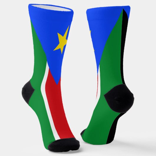 Südsudan-Flagge Socken (Gewinkelt)