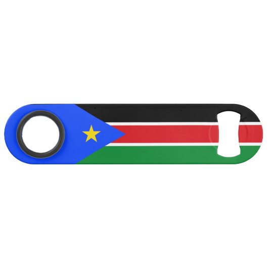 Südsudan-Flagge Speed Flaschenöffner (Vorderseite (Horizontal))