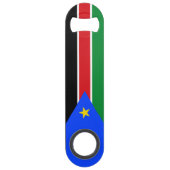 Südsudan-Flagge Speed Flaschenöffner (Vorderseite)