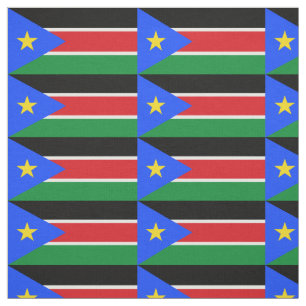 Südsudan-Flagge Stoff