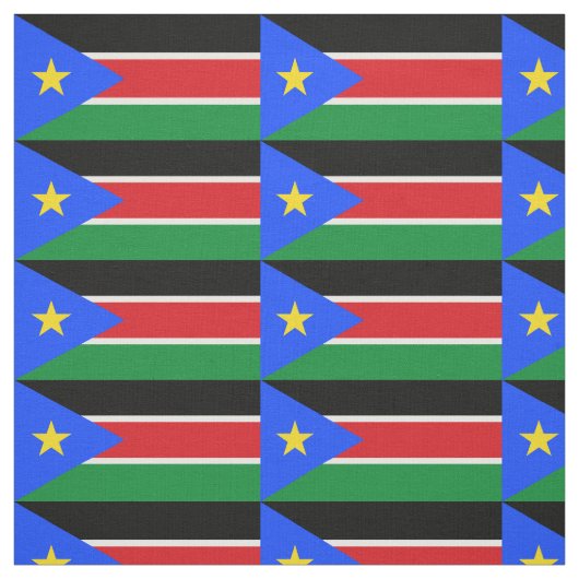 Südsudan-Flagge Stoff (Muster)
