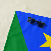 Südsudan-Flagge Strandtuch (Beispiel)
