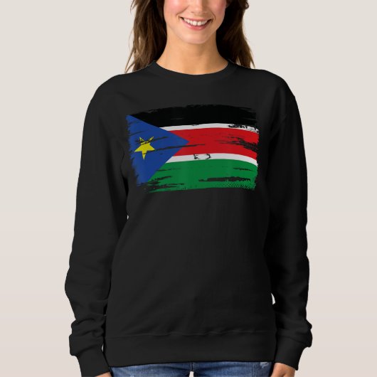 Südsudan-Flagge Sweatshirt (Vorderseite)